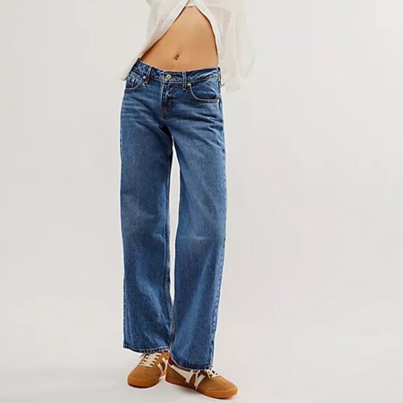 Levi's Low Loose Jeans Color Real Recognize Real Regular Fit - Picture 3 of 5